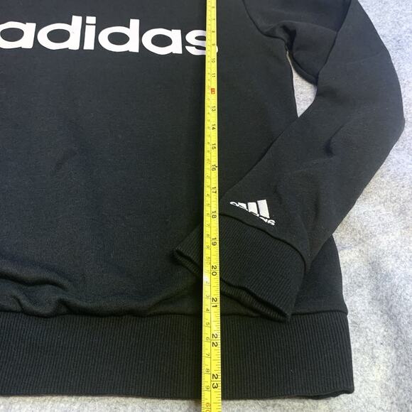Adidas Women's Essentials Logo Long Sleeve Ribbed Crewneck Sweatshirt Size S - Picture 8 of 8